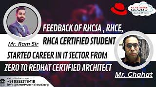 Started career in IT Sector from  Zero to RedHat Certified Architect Professional | Student Review