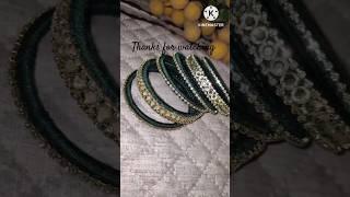 reuse old bangles| convert old bangles into new#diy #reuse #bangles #shorts