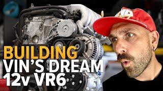 Mk2 GTI Swap 12v VR6 Engine Build | ASMR