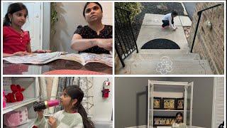 Tamilworking mom in USA //evening to night routine vlog//Pooja self organizing //night dinner