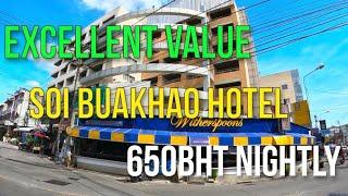 BARGAIN PATTAYA SOI BUAKHAO BUDGET HOTEL REVIEW - R-Con Residence 650BHT NIGHTLY