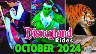 Disneyland Rides - October 2024 POVs [4K60 FPS]