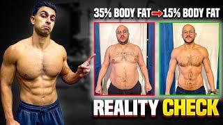 The SMARTEST Way To Go From 35% To 15% Body Fat (5 Steps)