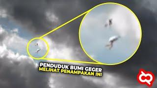 Malaikat Jatuh Dari Langit? Misteri Penampakan Aneh di Langit yang Terekam Kamera