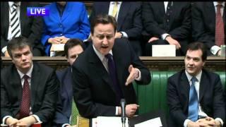 Cameron vs Miliband - "You knifed your brother in the back!" - PMQ's 09/03/11 [HD]