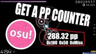 Get a PP counter in Osu without OBS