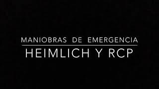 Maniobras de emergencia: Heimlich y RCP