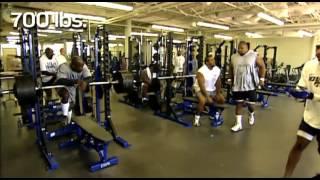 Larry Allen 700 pound bench press - Hall of Famer