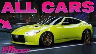 All Cars in CarX STREET PC...