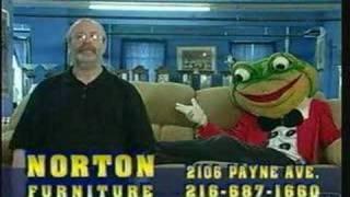 Norton Furniture Frog on the Couch Commercial