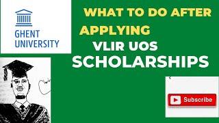 VLIRUOS SCHOLARSHIP 2023 -2024