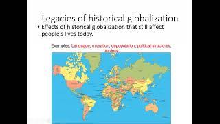 Legacies of Historical Globalization