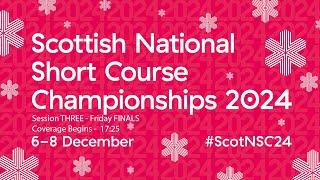 2024 Scottish National Short Course Open Swimming Championships - Session Three - Friday Finals