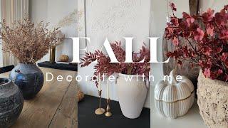 Fall decorate with me 2023 | Kitchen and Dining room | Fall decorating ideas 2023