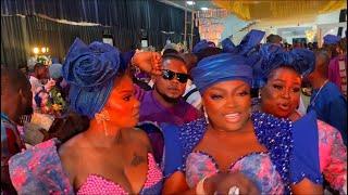 MOMENT FUNKE AKINDELE & IYABO OJO STORMED THE DANCE FLOOR AT KAMO STATE WEDDING