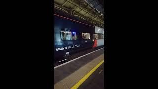 Avanti West Coast Class 390 Pendolino Arriving and Departing from Preston Lancs