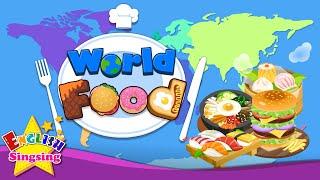 Kids vocabulary - World food - Learn English for kids - English educational video