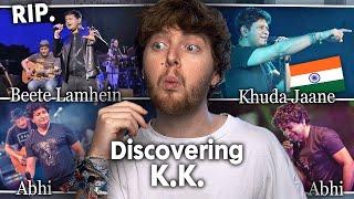 DISCOVERING KK! (Beete Lamhein, Khuda Jaane, Abhi Abhi | Live Vocal Reaction)