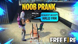 Noob Prank with Girl Random Player  must watch