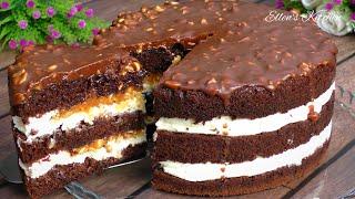 Snickers cake that melts in your mouth! Simple and very tasty!