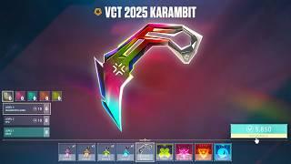 BUYING THE VCT 2025 KARAMBIT | VALORANT