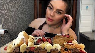 MUKBANG/ сладости  как я пришла к блогу