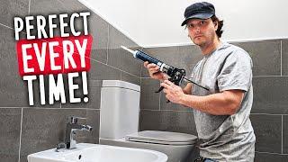 The Best Way to Silicone Caulk a Toilet & Bidet - Stress Free!