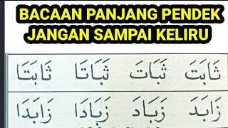 BEGINI CARANYA MEMBACA PANJANG PENDEK IQRO'JILID 2 HAL 17-18