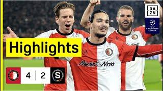 Feyenoord Rotterdam - Sparta Prag | UEFA Champions League | DAZN Highlights