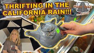 THRIFTING IN THE CALIFORNIA RAIN!!! AMAZING FINDS!!! Join the Journey on Picker Road!