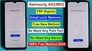 Finally New Method Samsung A02/M02 FRP Bypass/Unlock 2024 Android 13/12/11 | Google Account Remove