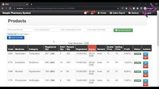 Simple Pharmacy Management System in PHP MySQL with Source Code - CodeAstro