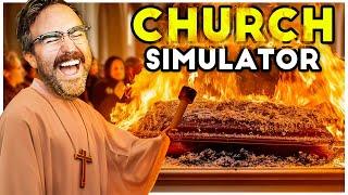 WE HOST A VIKING FUNERAL! | Church Simulator