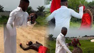 Unbelievable native doctor doing humansacrifice on a day light watch what apostlefabulous did to him