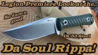 Legion Premiere Look at Da Soul Rippa!  #edc #fighter #fixedblade #huntingknife #fixedblade