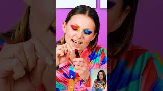 EDIBLE COLA LIPSTICK  AMAZING FOOD DIY by 123 GO! Reacts #shorts