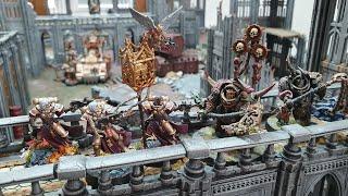 Sisters of Battle vs Death Guard, Warhammer 40k battle report