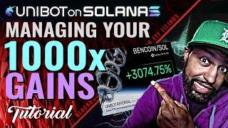 Meme Coin Mania's Secret Weapon! Unibot for Solana Tutorial - Buy, Sell, Copy Trade & More!