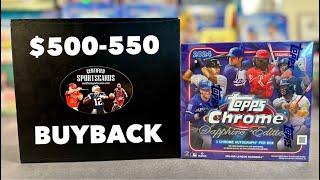 2024 Topps Chrome Sapphire & $500 Tier Buyback Mixer Break 10/7/24