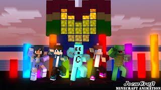 CHICKEN WINGS DANCE | DANCIN DANC | MAIZEN, CRAFTEE, EYSTREEM, APHMAU, MIKEY - Minecraft Animation