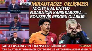 Galatasaray transfer haberleri, Mikautadze, Gabriel Sara, M City, İkay Gündoğan