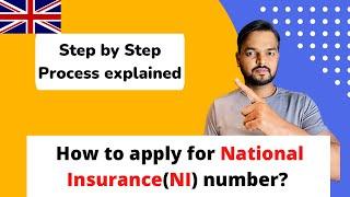 How to Apply for National Insurance Number in UK Online | Step by Step Process Explained |