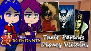 Descendants React To Their Parents [Disney Villains]| Gacha Club | Full Video