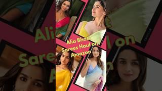 Georgette Saree Haul | Plain Saree | Alia Bhatt Saree Look | Amazon Saree Haul #saree #sareefashion