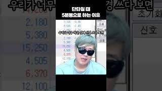 이거 진짜 좋음, 단타 칠 때 최소 5분봉으로 치는 이유