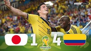 Japón 1 x 4 Colombia ● Copa del Mundo 2014 Resumen y Goles HD