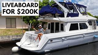 $199,000 Yacht-Home  1999 Navigator 5300 Power Boat Yacht Tour