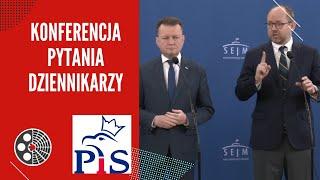 [PiS]: Pytania dziennikarzy [Pegasus, neosędziowie, działki Morawieckiego, Ziobro, Święczkowski]