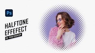 Create STUNNING Circular Halftone Effects in Photoshop! | Halftone effect | Adobe Photoshop