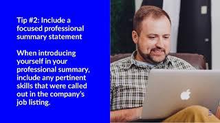 Helpful tips on how to build a smart automation résumé (SACA)